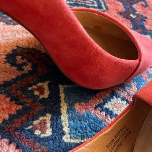 Madewell Asymmetrical Suede Heels